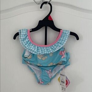 Care Bears Aqua and Pink Kids Bikini